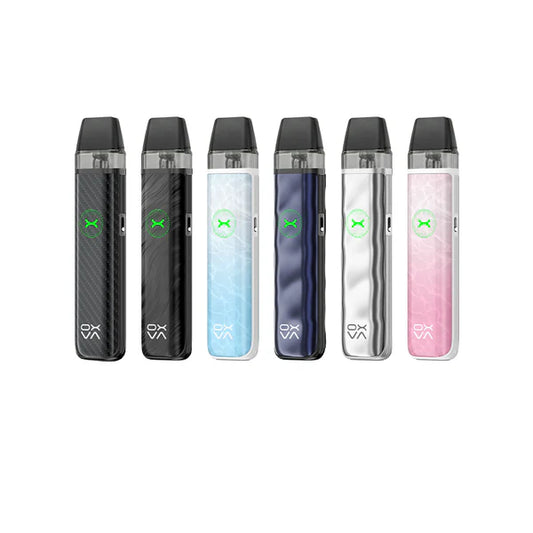 Oxva XLIM Go 2 open pod kit with 2mL capacity, showing the sleek pod device and replaceable pod for vaping.