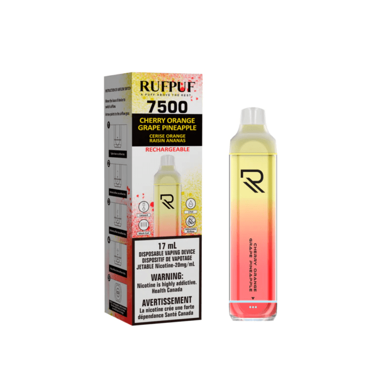 Ruff Puff 7500 Disposable Free Nic - VAPEPUB