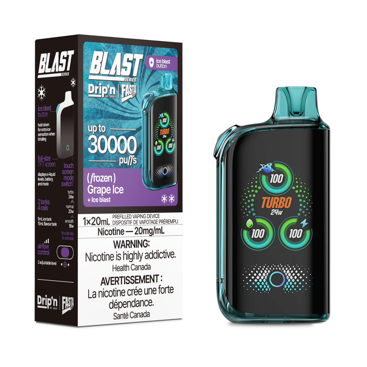 Drip'n FASTA Blast Series 30K - VAPEPUB