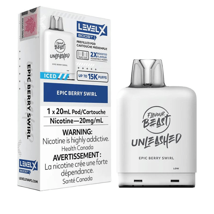 Level X Flavour Beast Boost 15K Unleashed Pods - VAPEPUB