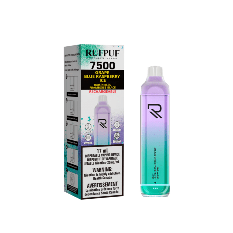 Ruff Puff 7500 Disposable Free Nic - VAPEPUB