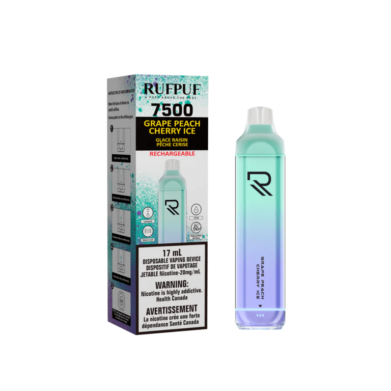 Ruff Puff 7500 Disposable Free Nic - VAPEPUB