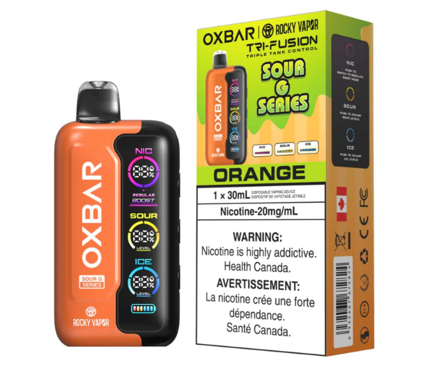 Oxbar Tri-Fusion Sour G Series