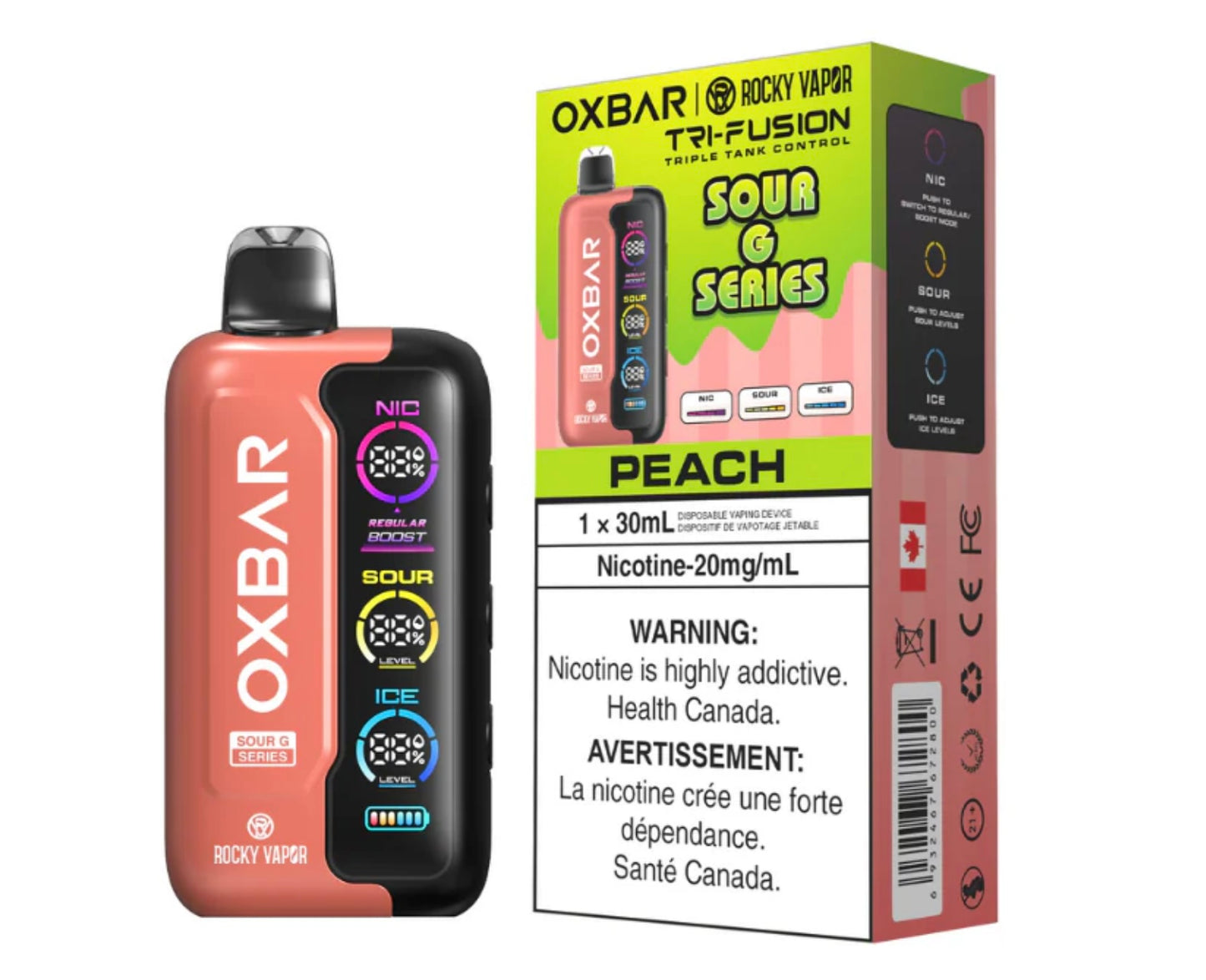 Oxbar Tri-Fusion Sour G Series
