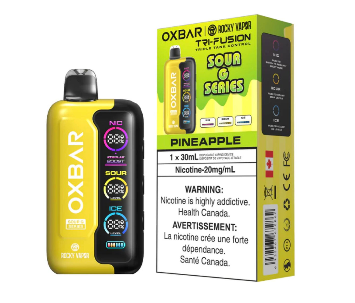 Oxbar Tri-Fusion Sour G Series