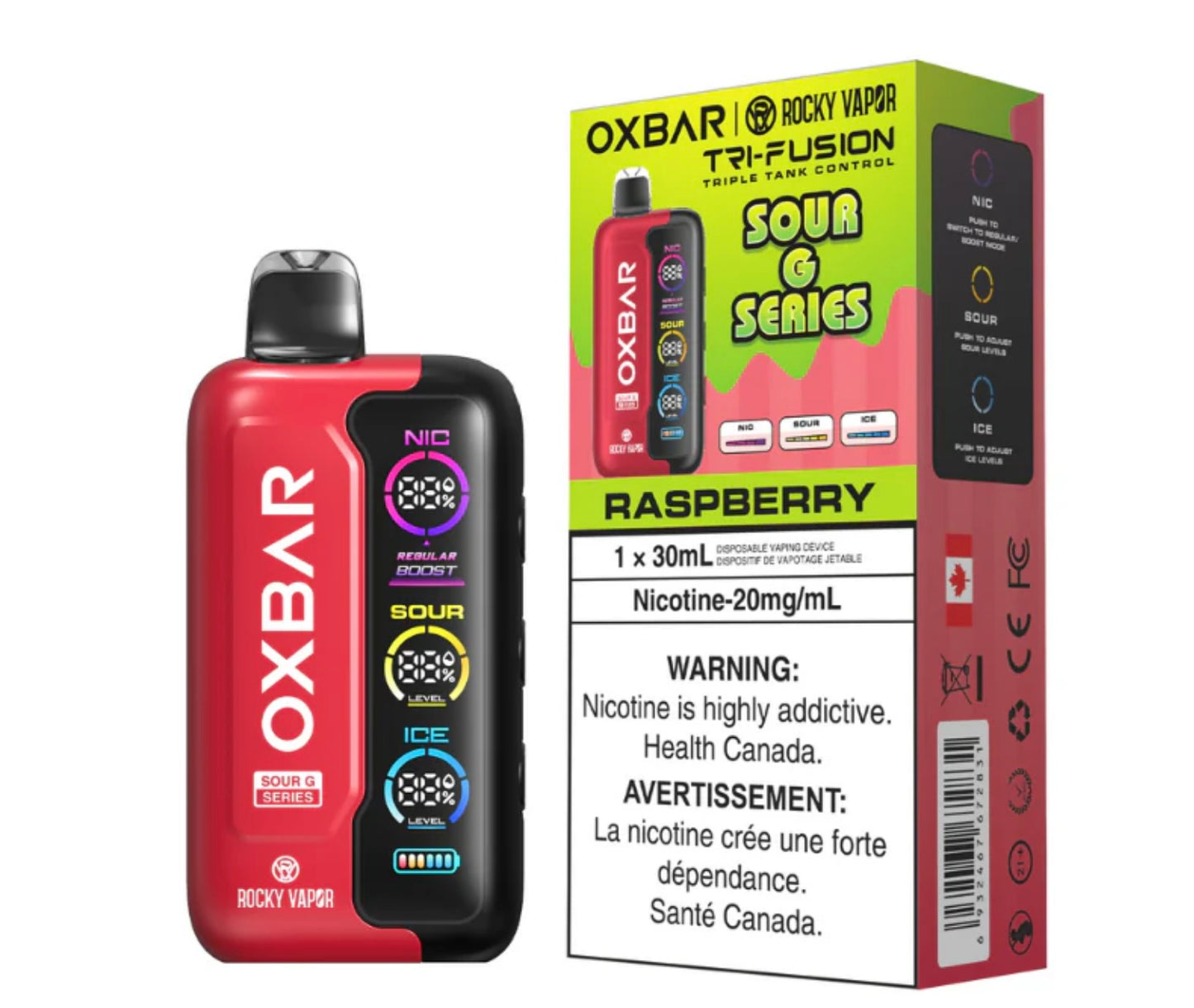 Oxbar Tri-Fusion Sour G Series