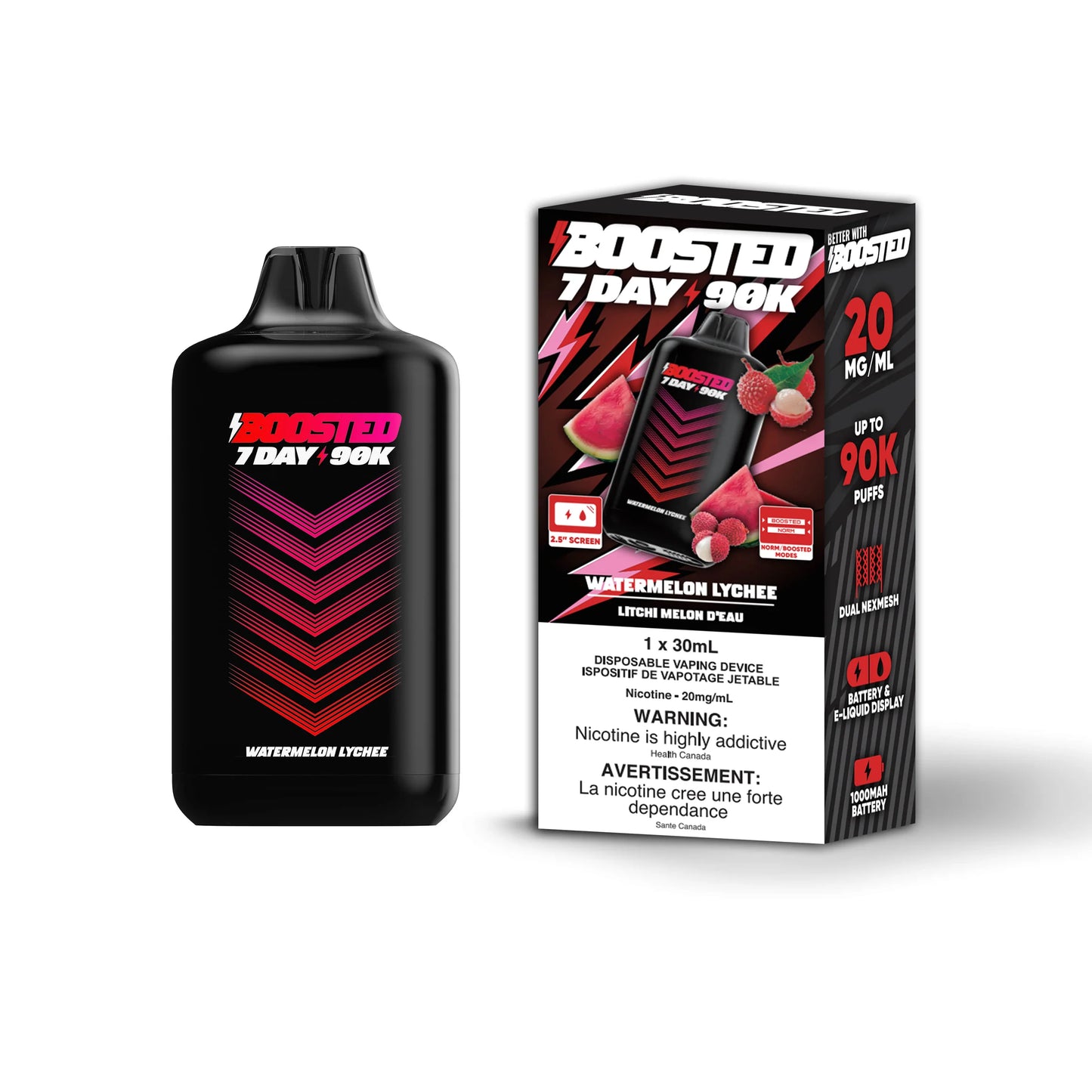 Boosted 7 Day 90K Disposable - VAPEPUB