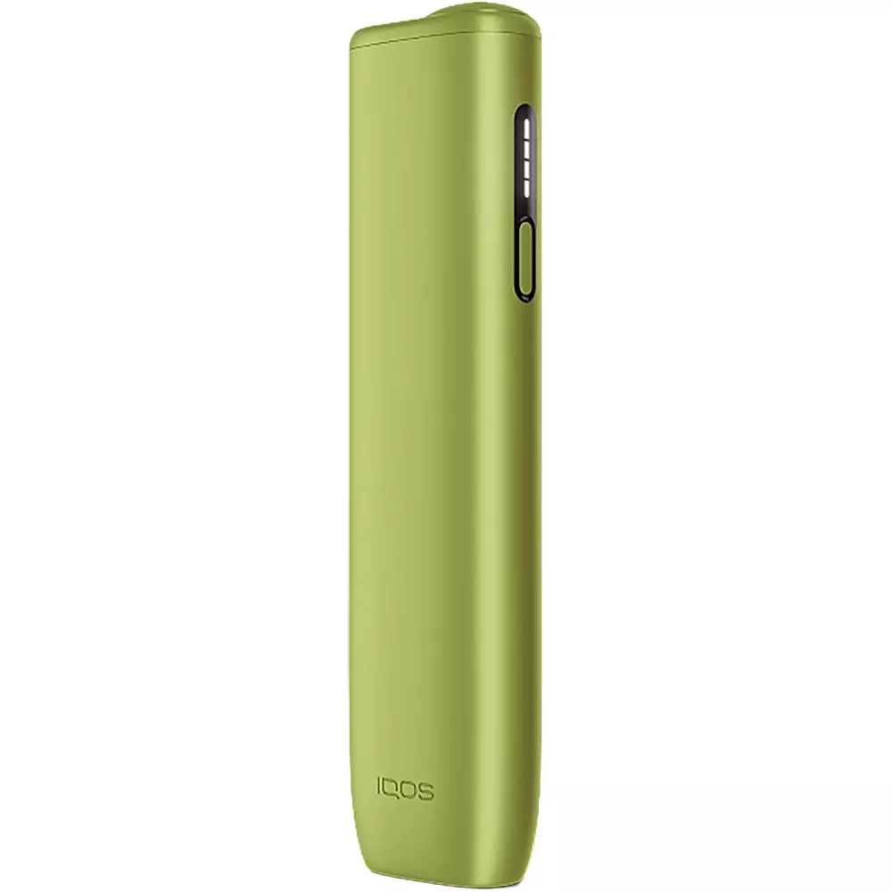 IQOS ILUMA i ONE Kit tobacco Heets device with sleek design, featuring the IQOS branding and electronic heating system.