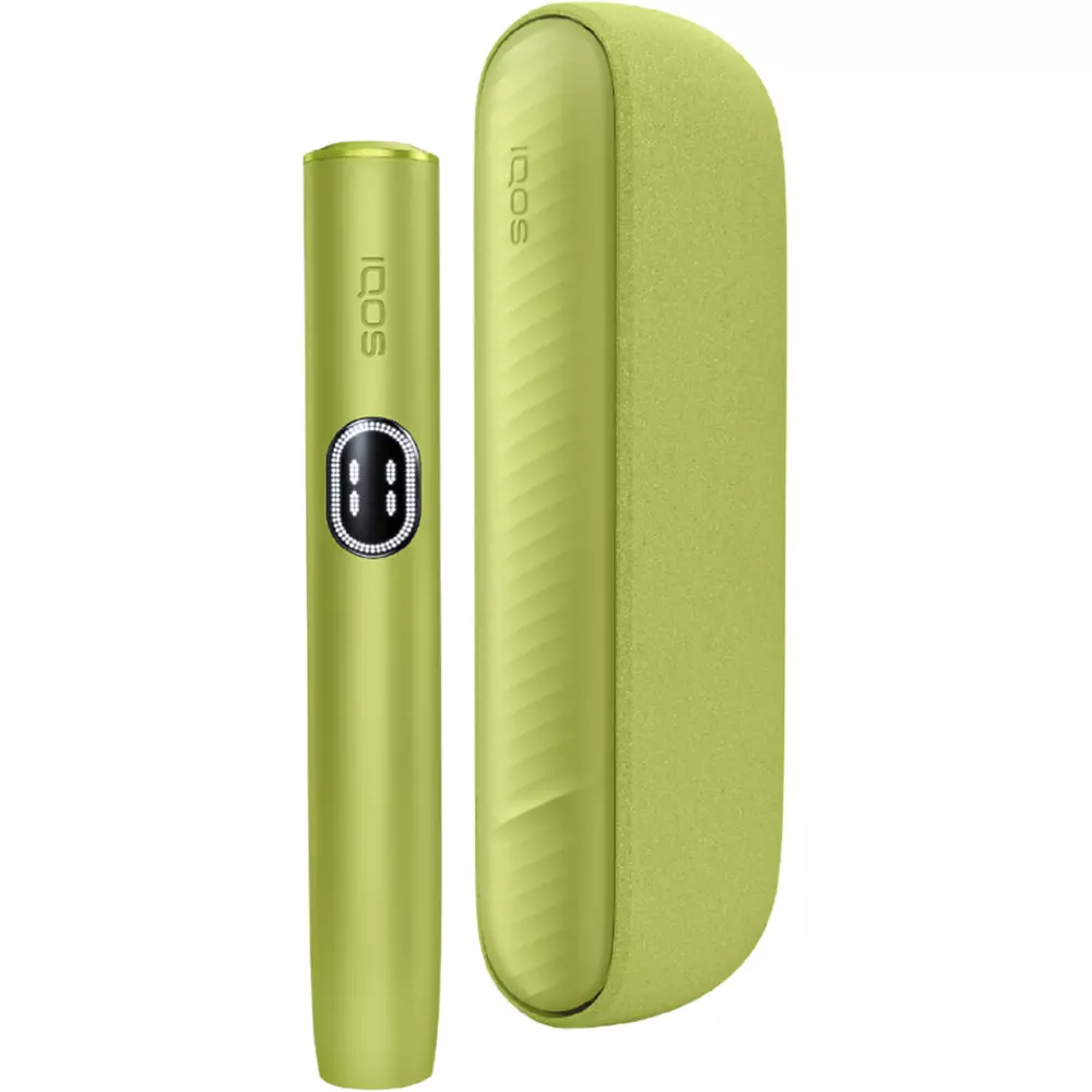 IQOS ILUMA i Kit tobacco Heets device with sleek design and user-friendly interface, used for heated tobacco consumption.