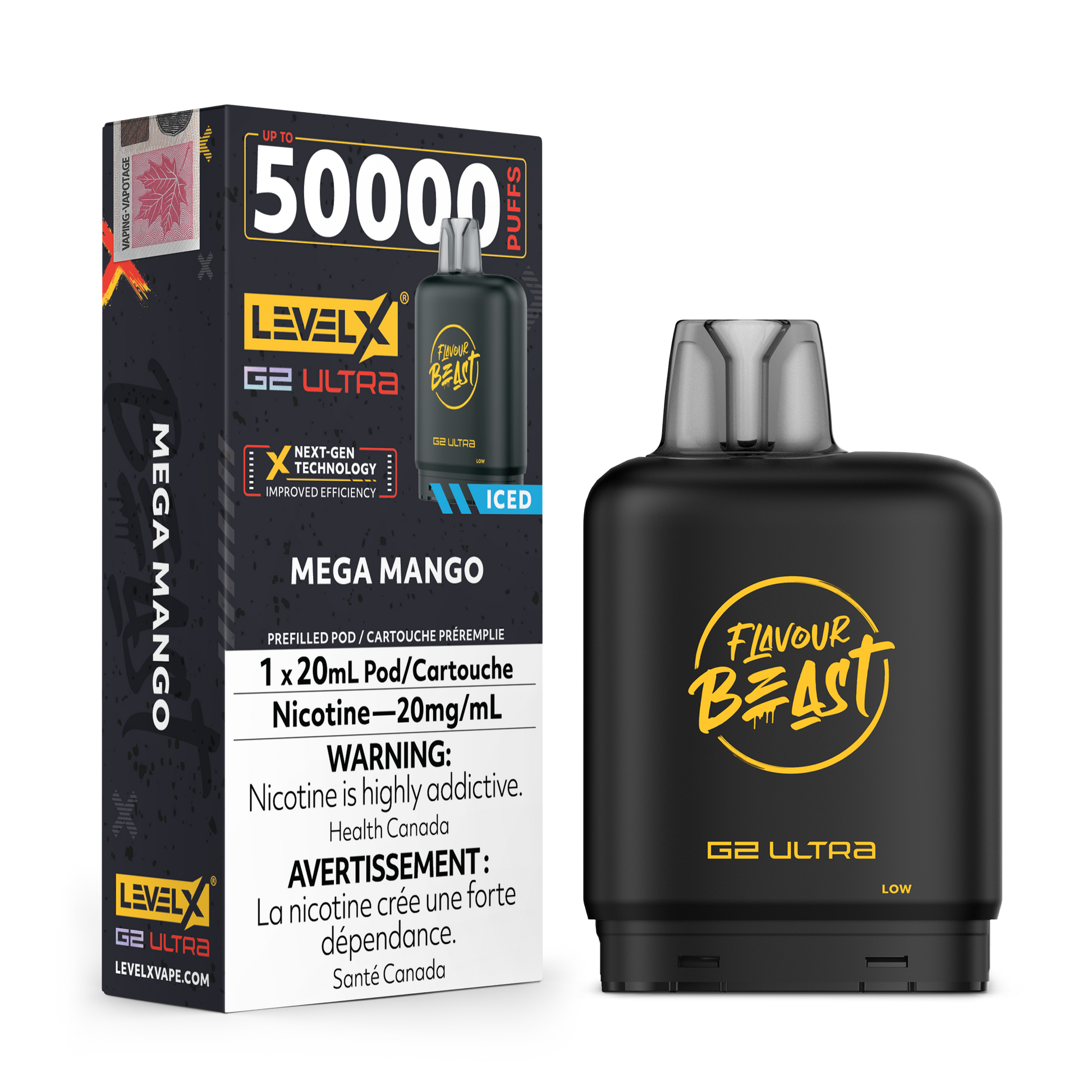 Level X Flavour Beast G2 Ultra Pods 50K - VAPEPUB