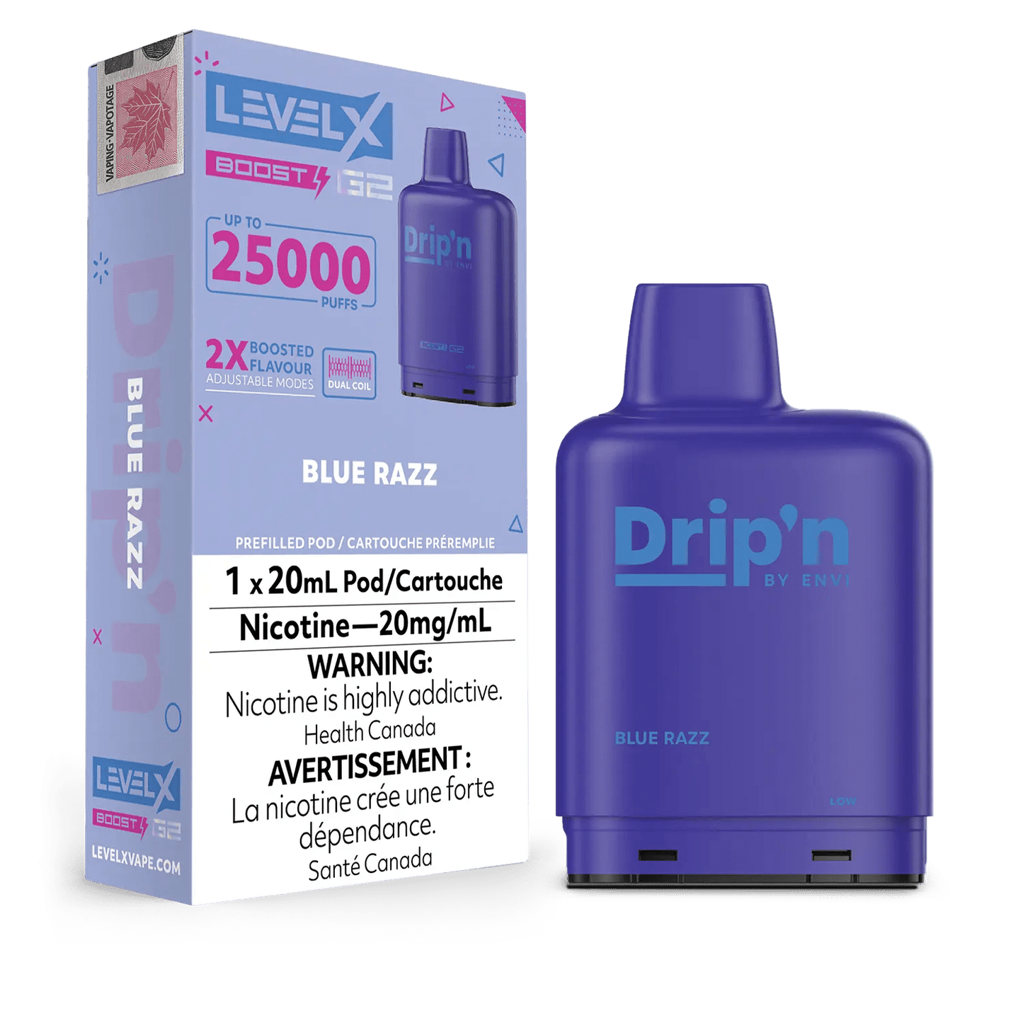 Level X Drip'n Boost Pods 25K - VAPEPUB