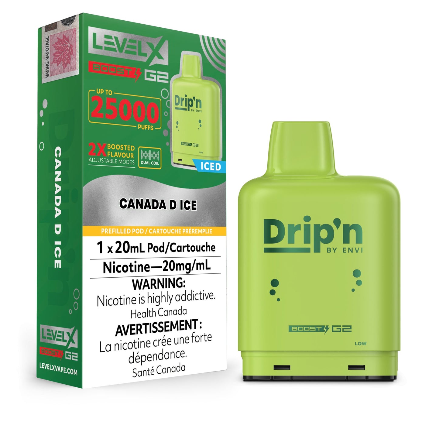 Level X Drip'n Boost Pods 25K - VAPEPUB