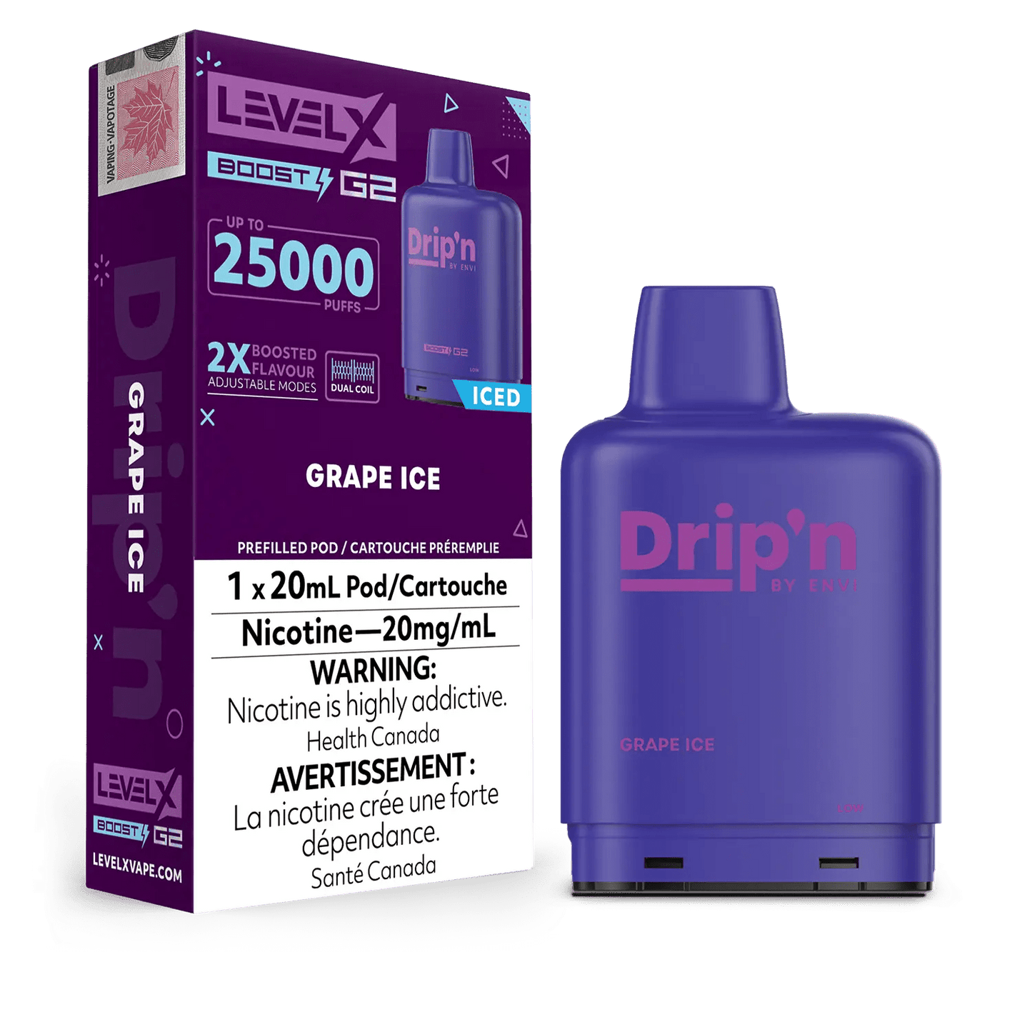 Level X Drip'n Boost Pods 25K - VAPEPUB