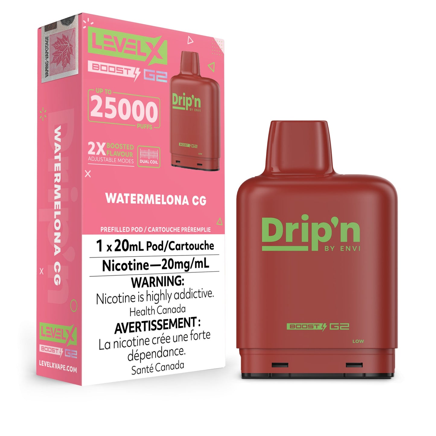 Level X Drip'n Boost Pods 25K - VAPEPUB