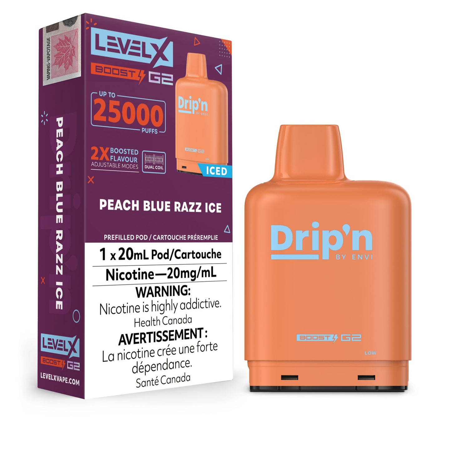 Level X Drip'n Boost Pods 25K - VAPEPUB