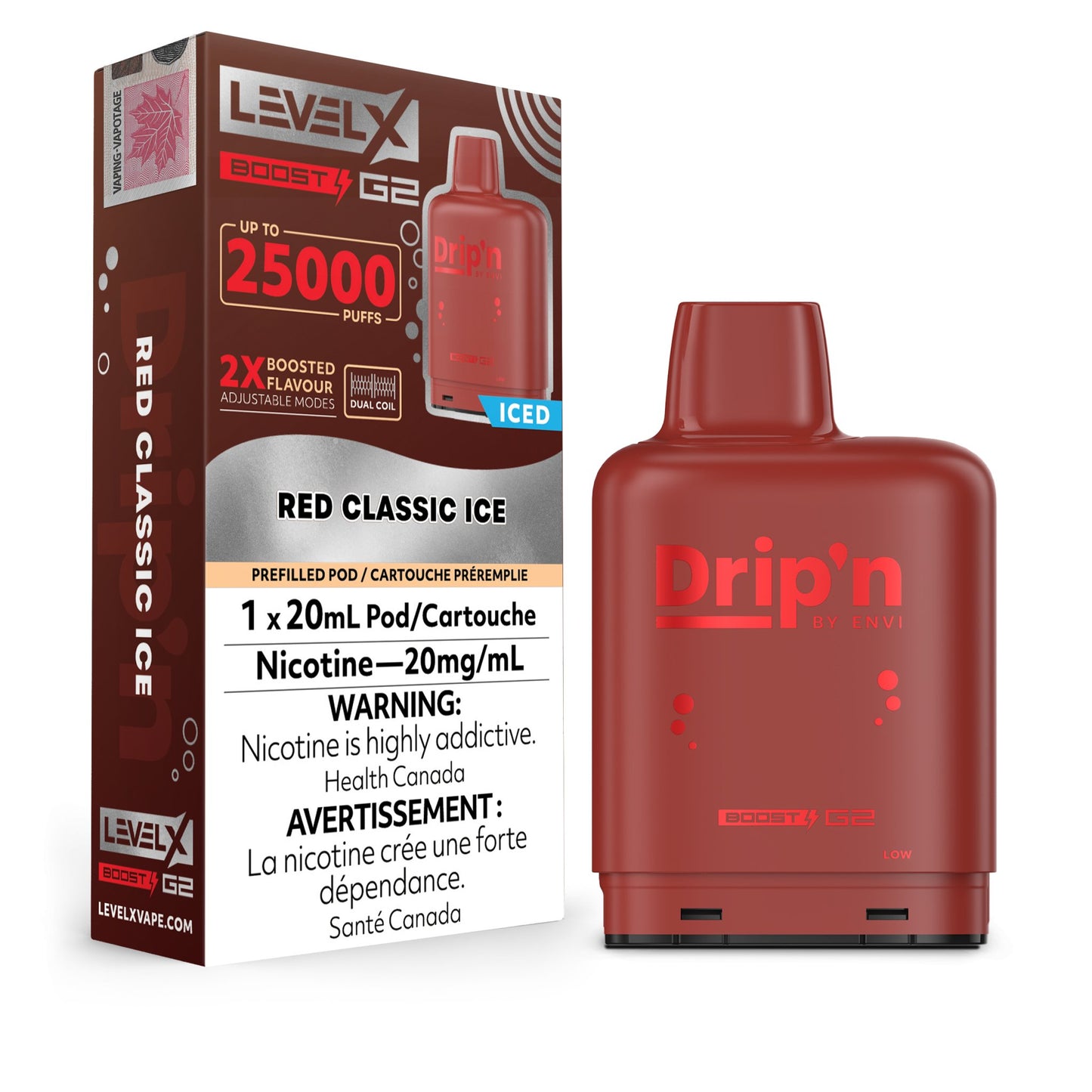 Level X Drip'n Boost Pods 25K - VAPEPUB