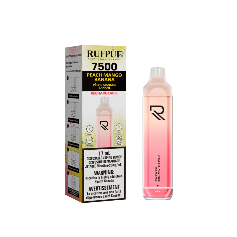 Ruff Puff 7500 Disposable Free Nic - VAPEPUB