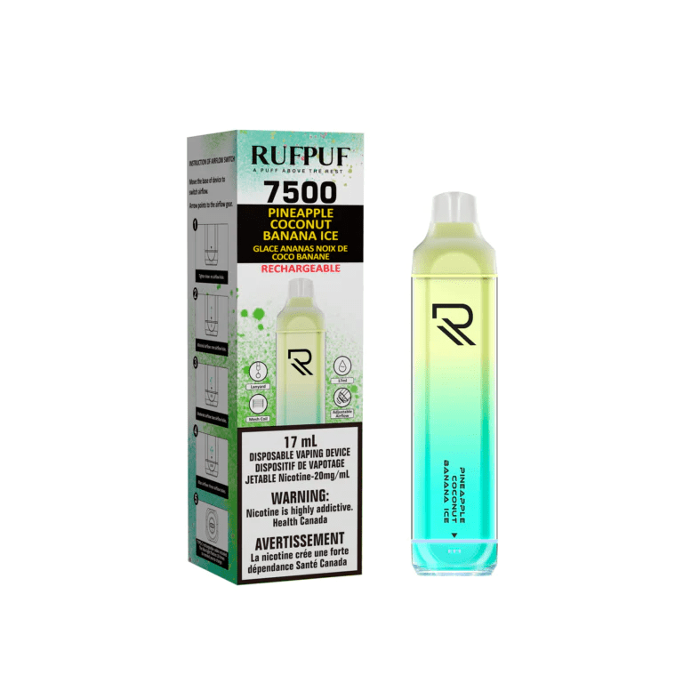 Ruff Puff 7500 Disposable Free Nic - VAPEPUB