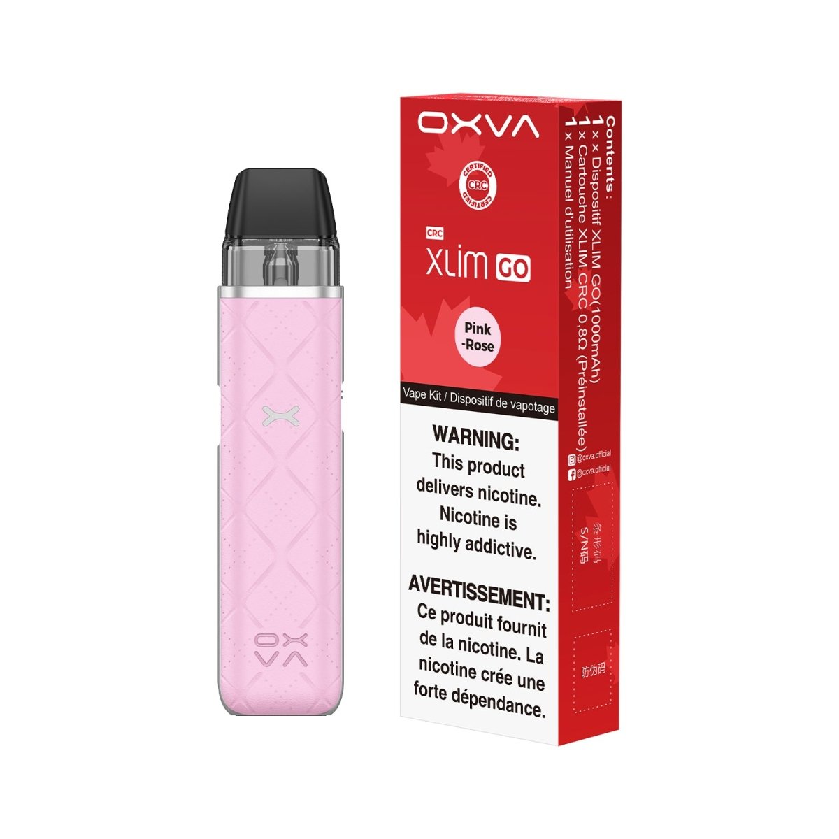 OXVA Xlim Go Pod Kit ( CRC ) - VAPEPUB