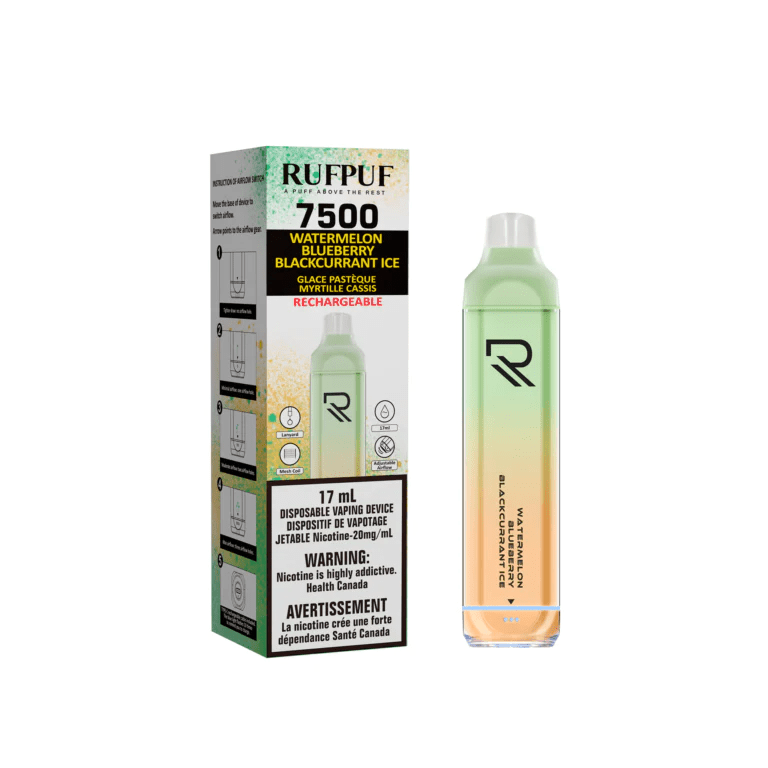 Ruff Puff 7500 Disposable Free Nic - VAPEPUB