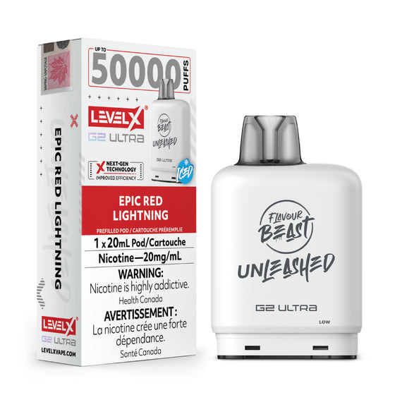 Level X G2 Unleashed Ultra Pods 50K - VAPEPUB