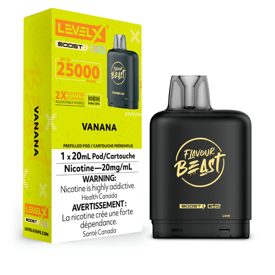 Flavour Beast Level X Boost Pods 25K - VAPEPUB