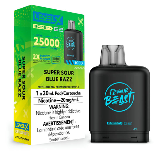 Flavour Beast Level X Boost Pods 25K - VAPEPUB