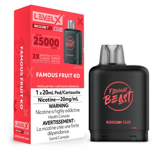 Flavour Beast Level X Boost Pods 25K - VAPEPUB