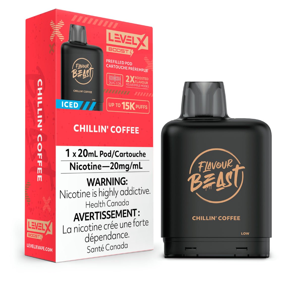 Flavour Beast Level X Boost Pods 15K - VAPEPUB
