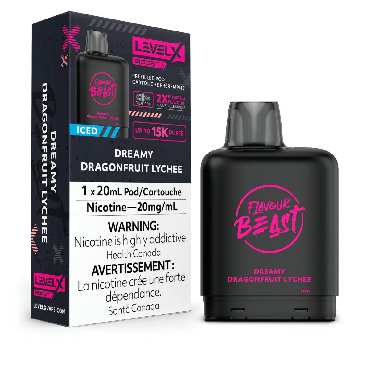 Flavour Beast Level X Boost Pods 15K - VAPEPUB