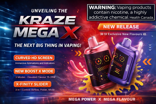 Unveiling the Kraze Mega X: The Next Big Thing in Vaping