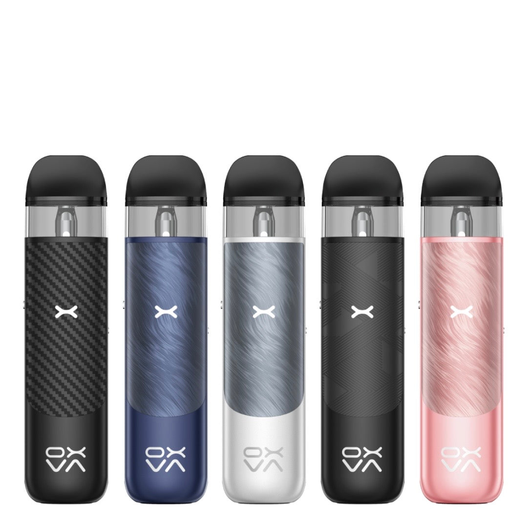 Oxva NeXLIM Go open pod kit with 2mL capacity, featuring a sleek design and visible mouthpiece, ideal for vaping.