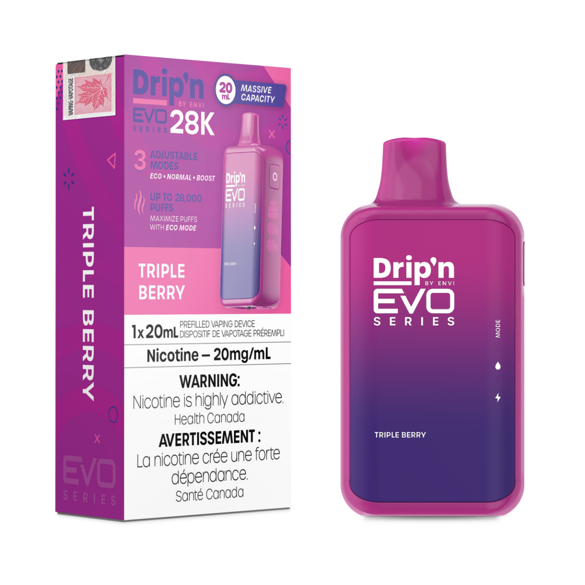 Drip'n EVO 28k Disposable - VAPEPUB