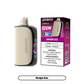 Orbito Lumo AI 120K disposable vape in grape flavor, showing the sleek device with purple and black design.
