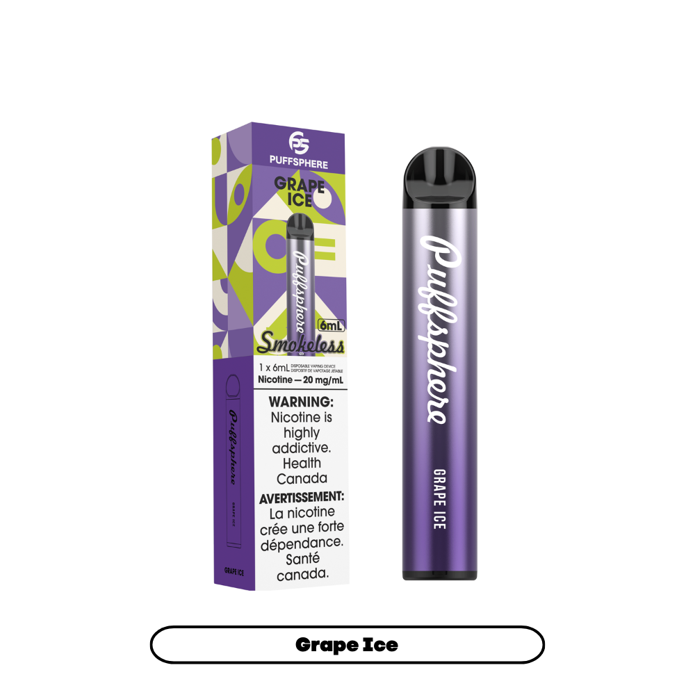 blue razzberry vape PuffSphere Smokeless Disposable