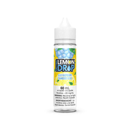 Lemon Drop Salt Nic E-Juice 60ml bottle with lemon and salt imagery, showcasing the Lemon Drop brand flavor and packaging.