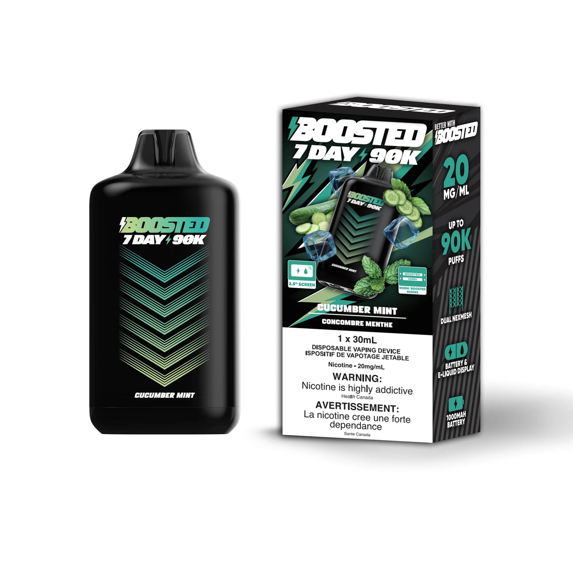 Boosted 7 Day 90K Disposable - VAPEPUB