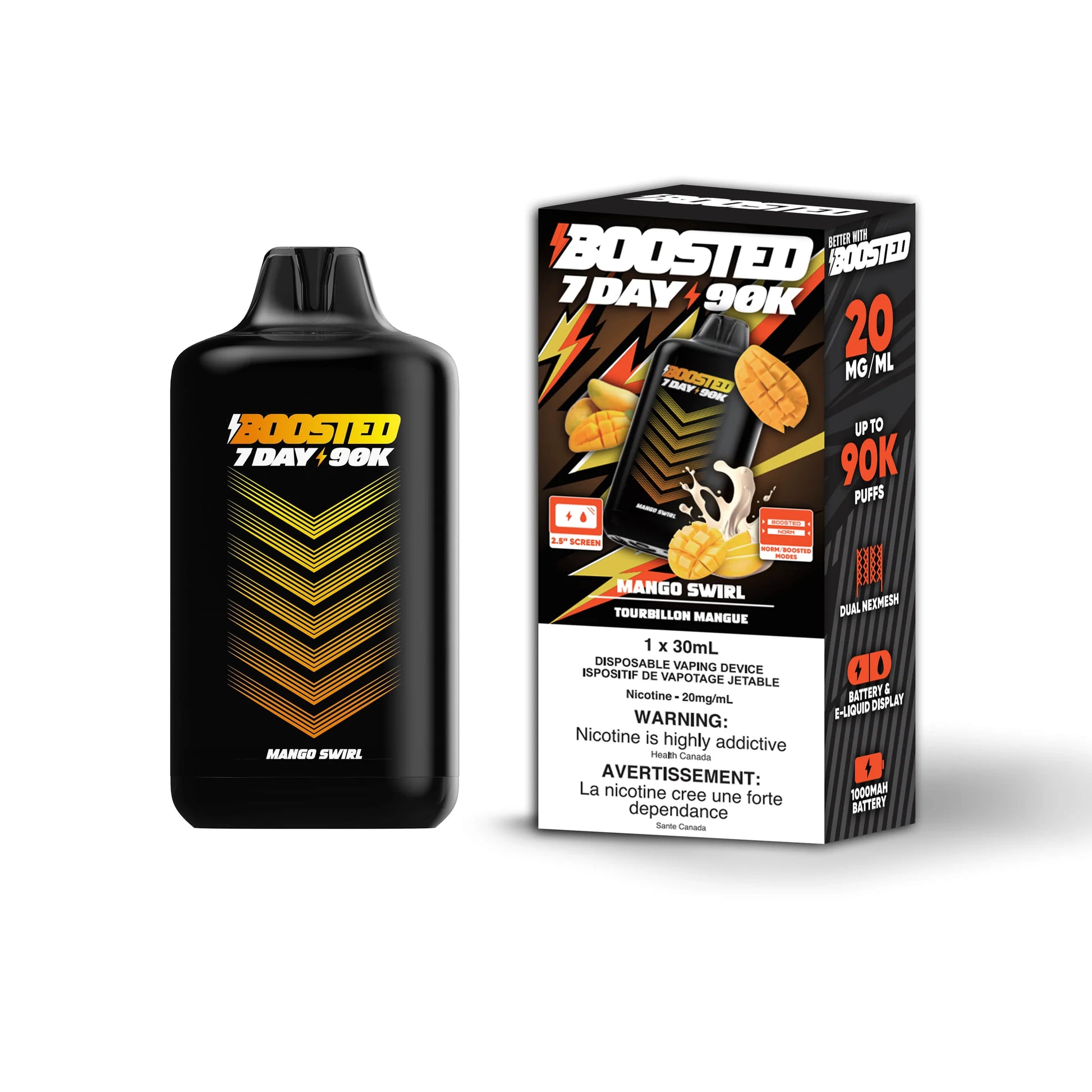 Boosted 7 Day 90K Disposable - VAPEPUB