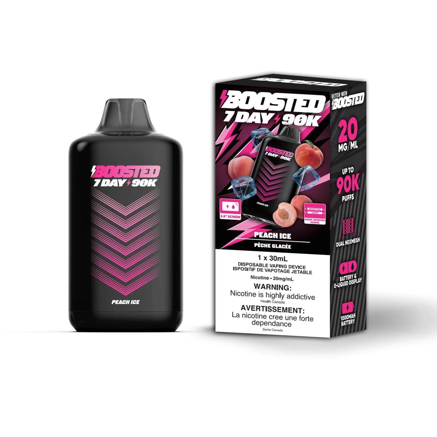 Boosted 7 Day 90K Disposable - VAPEPUB