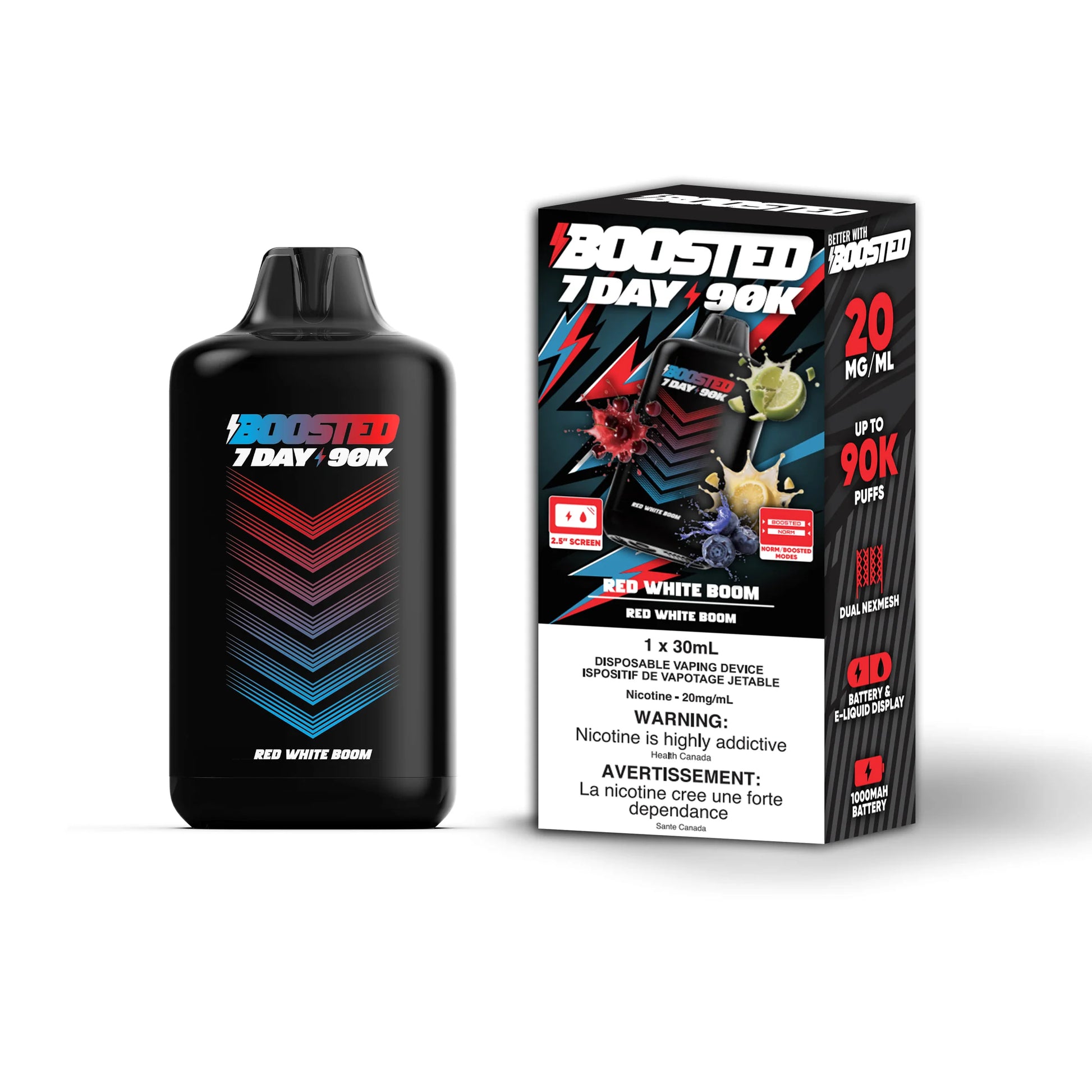 Boosted 7 Day 90K Disposable - VAPEPUB
