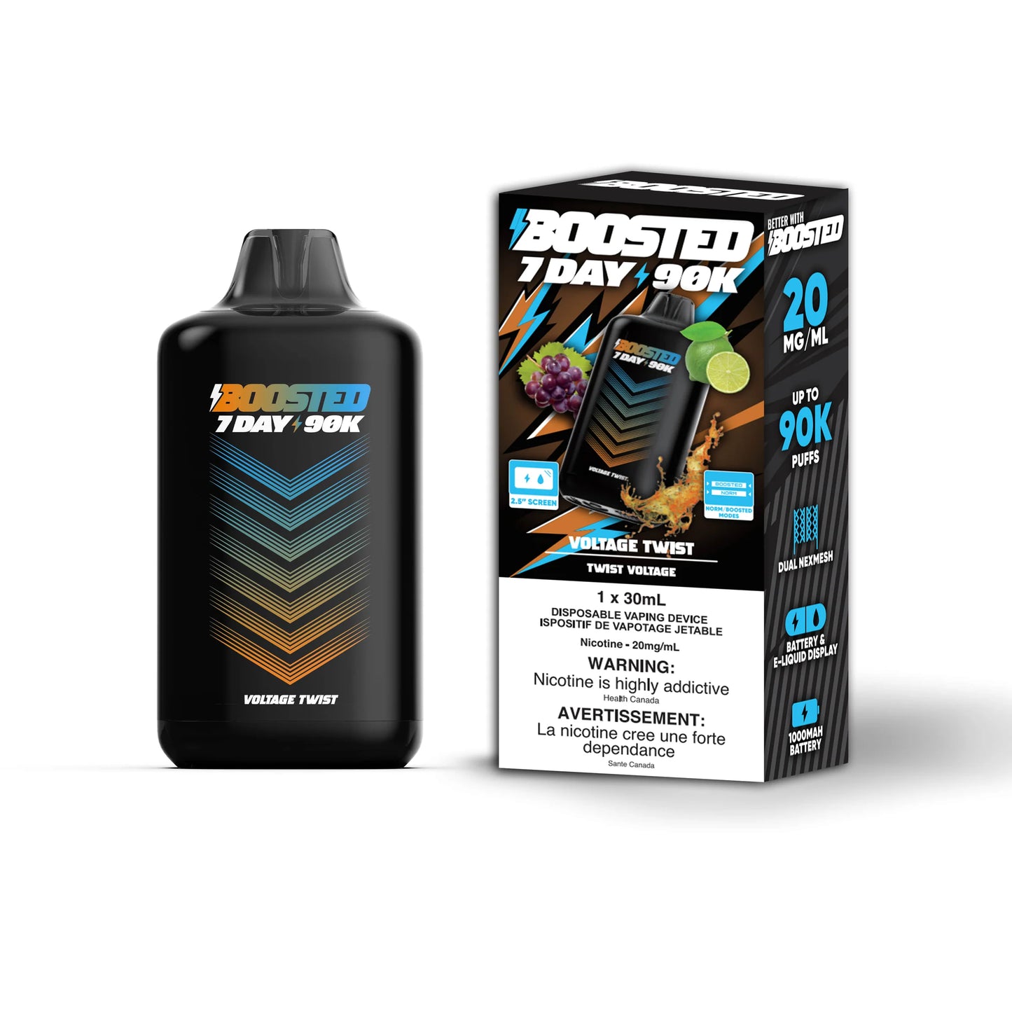 Boosted 7 Day 90K Disposable - VAPEPUB