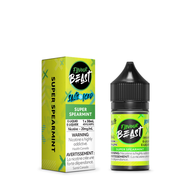 Flavour Beast Salt Nic E-Juice 30ML bottle with colorful label and dropper cap, designed for vaping enthusiasts.