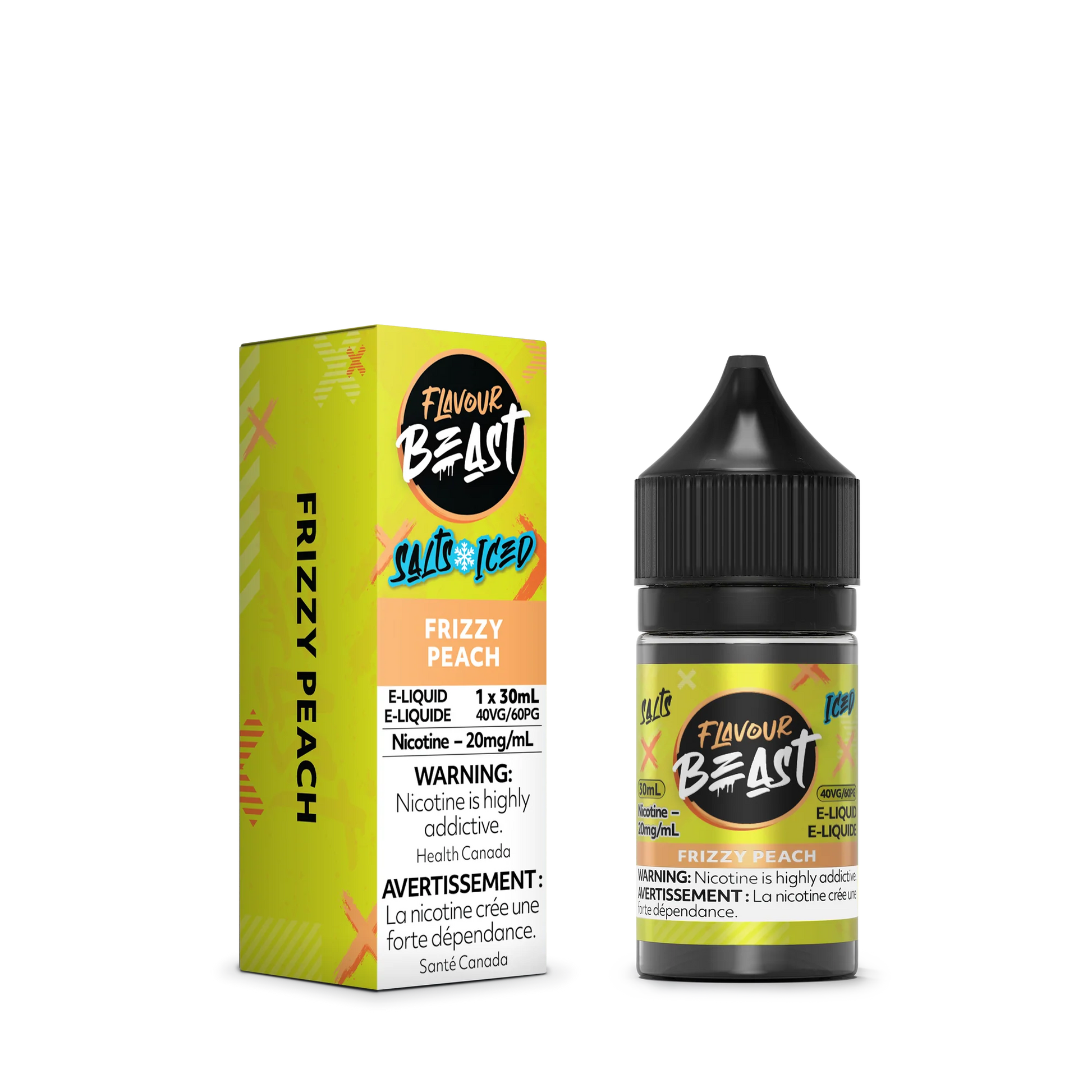 Bottle of Flavour Beast Salt Nic E-Juice 30ml with colorful label, designed for vaping enthusiasts.