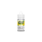 Lemon Drop Salt Nic E-Juice 30ML bottle with lemon slice and menthol flavor, featuring bright yellow label and clear plastic bottle.