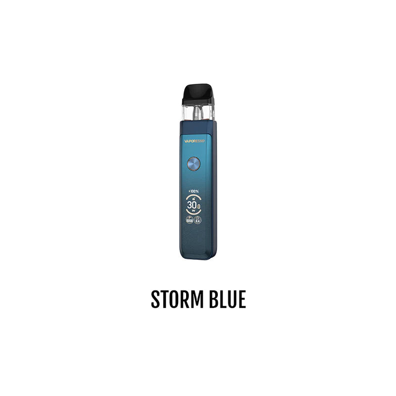 Vaporesso XROS PRO 2 pod kit showing sleek design and refillable pod system, ideal for vaping enthusiasts.