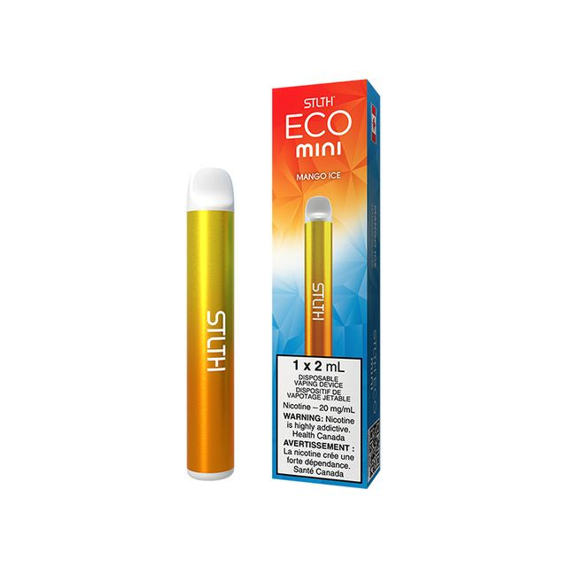 STLTH Stlth Eco Mini disposable vape device with sleek design and compact size, perfect for on-the-go vaping.