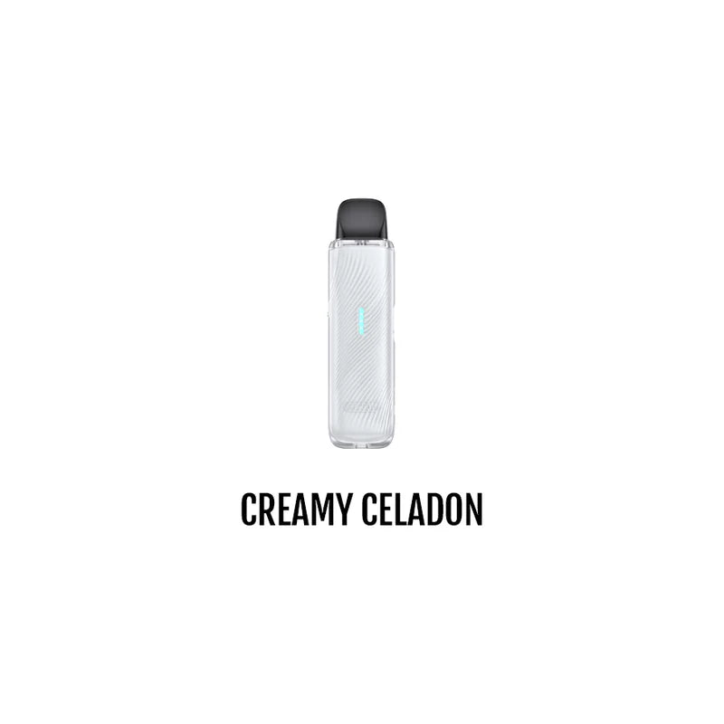 UWELL Caliburn G5 Lite Pod Kit with sleek design, showing the compact pod device with mouthpiece and refill port.