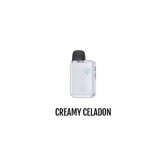 UWELL Caliburn G5 Lite Koko Pod Kit showing sleek design with pod and mouthpiece, compact vaping device with branding details.