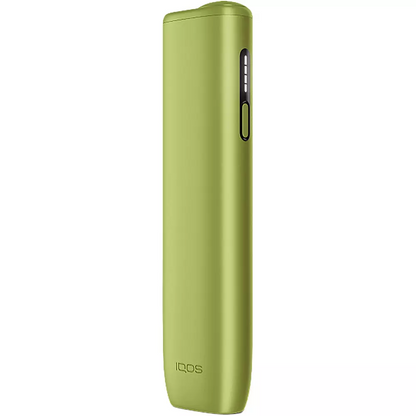 IQOS ILUMA i ONE Kit tobacco Heets device with sleek design, featuring the IQOS branding and electronic heating system.