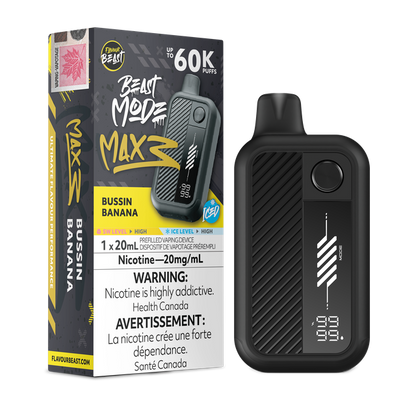 Flavour Beast Beast Mode MAX 3 disposable vape device with colorful packaging and sleek design.